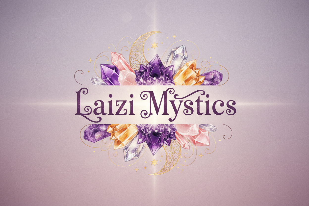 Laizi Mystics with crystals make the font match the website 